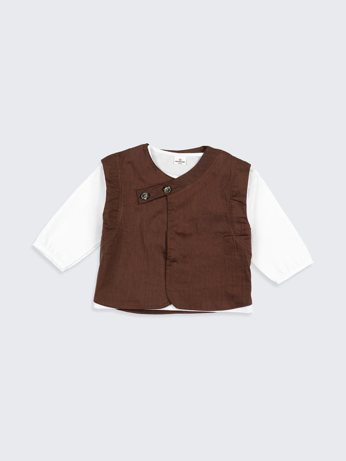 Boys Classic Kurta Style Shirt Set