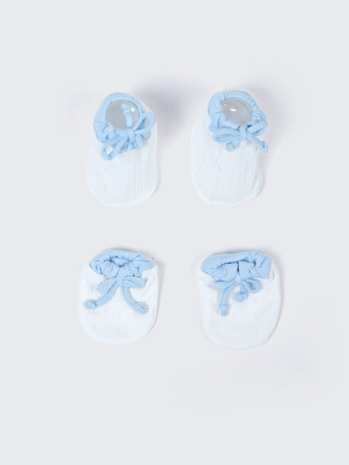 Baby Booties & Mittens 3 Pair Combo Set