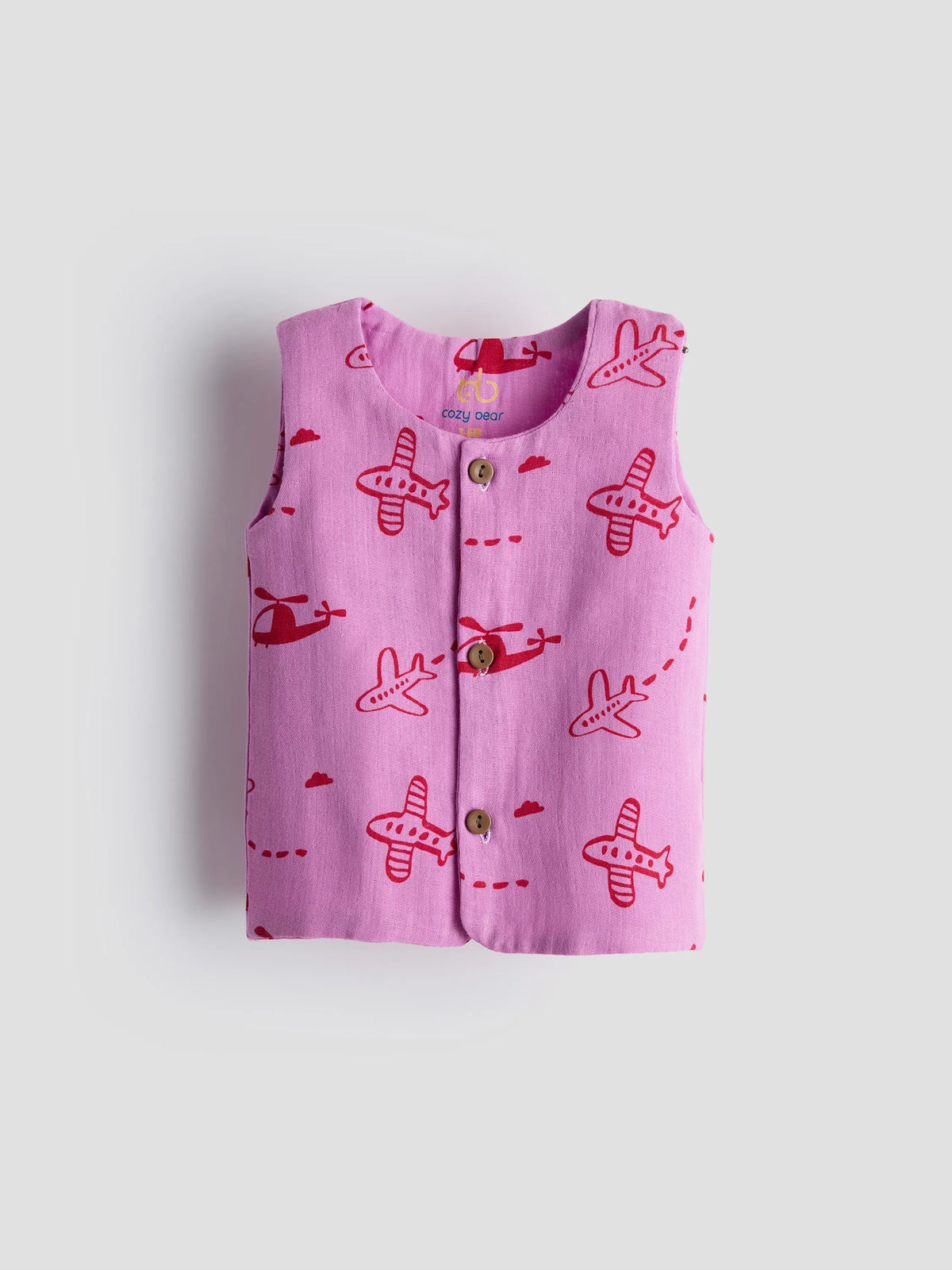 Pink Sky Adventure Organic Cotton Baby Unisex Jabla
