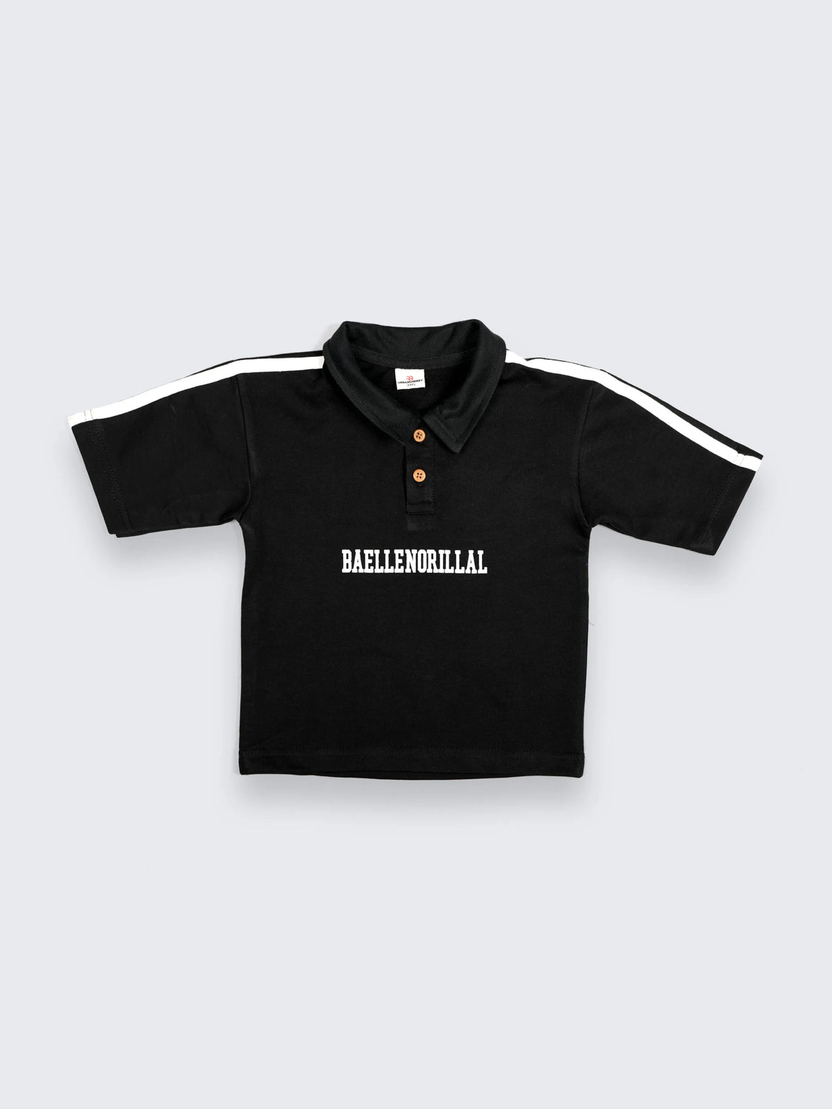 Classic Stripe Polo T-Shirt - Black