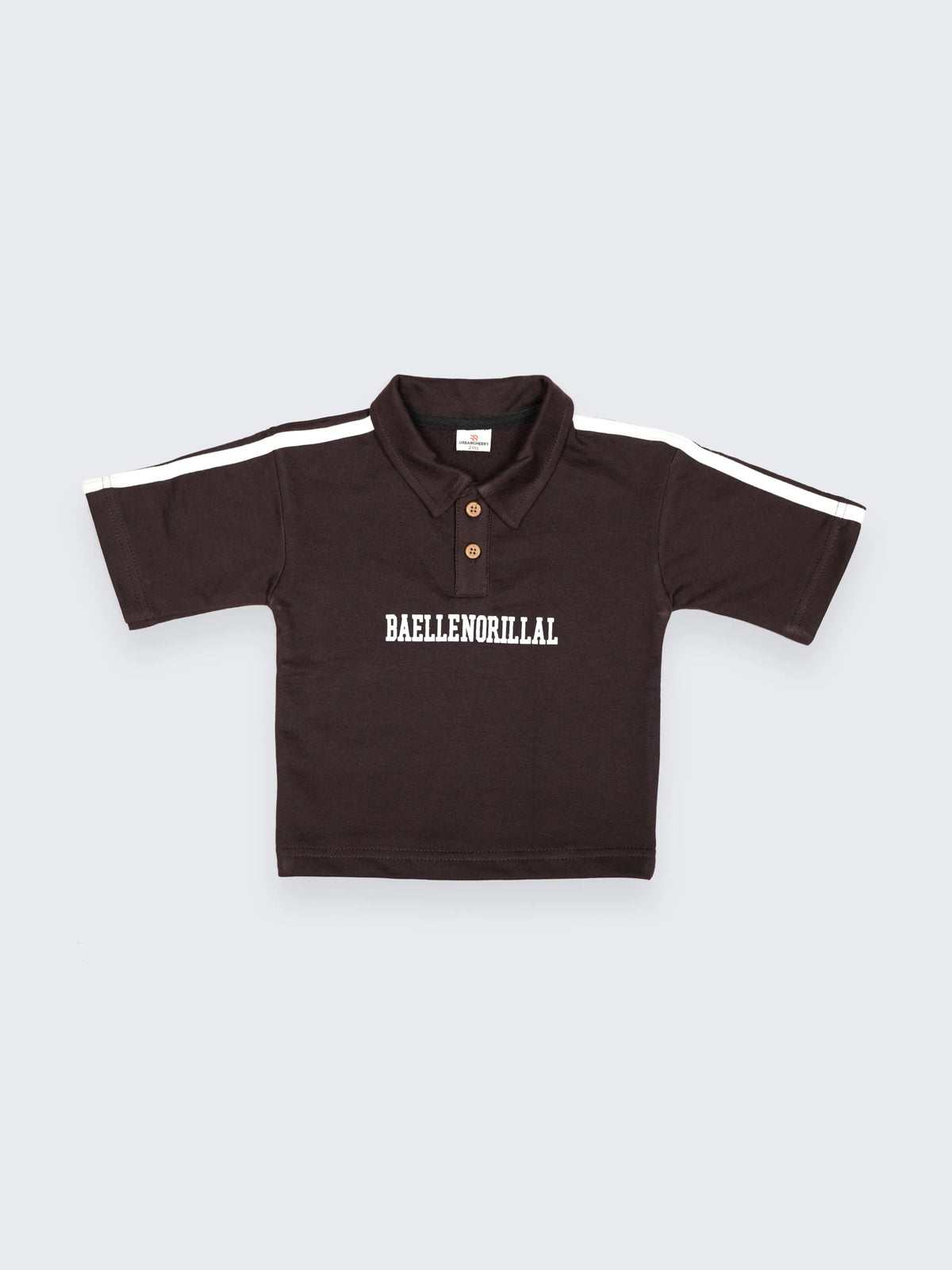 Classic Stripe Polo T-Shirt - Brown