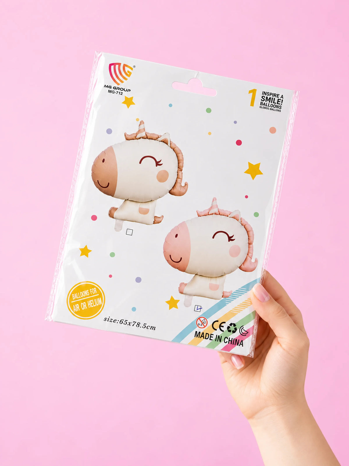 Cute Unicorn Foil Balloon
