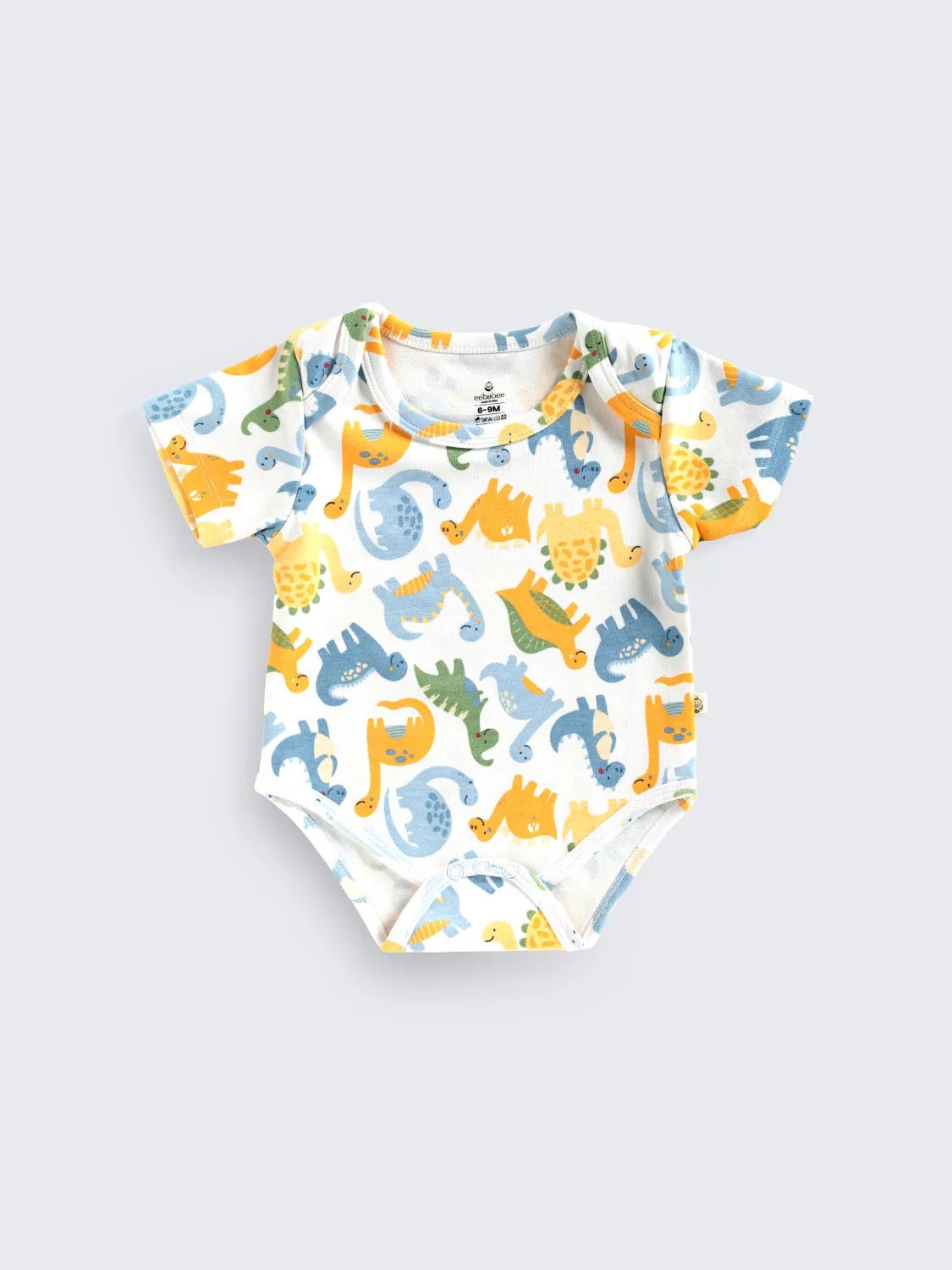 Dino Fun Half sleeve Unisex Baby Bodysuit