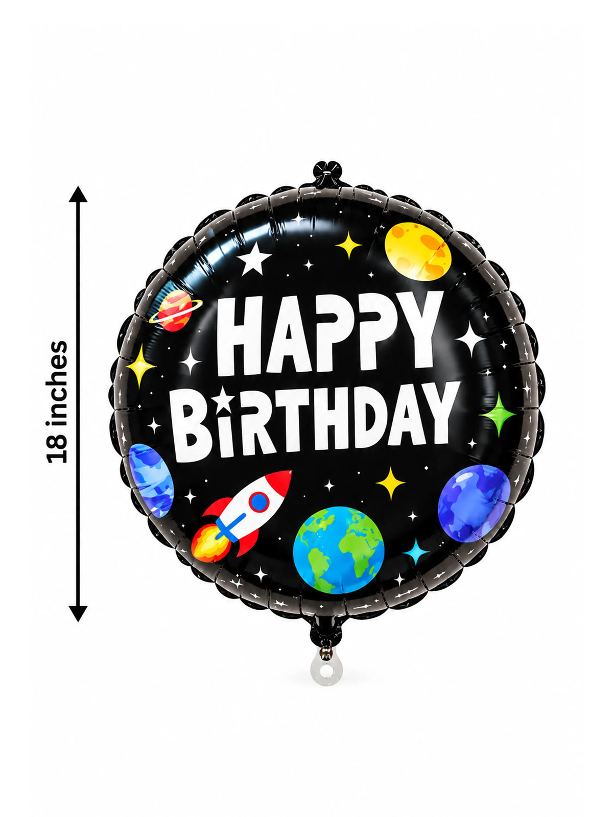 Space Astronaut Birthday Foil Balloon Set – 5 Pcs