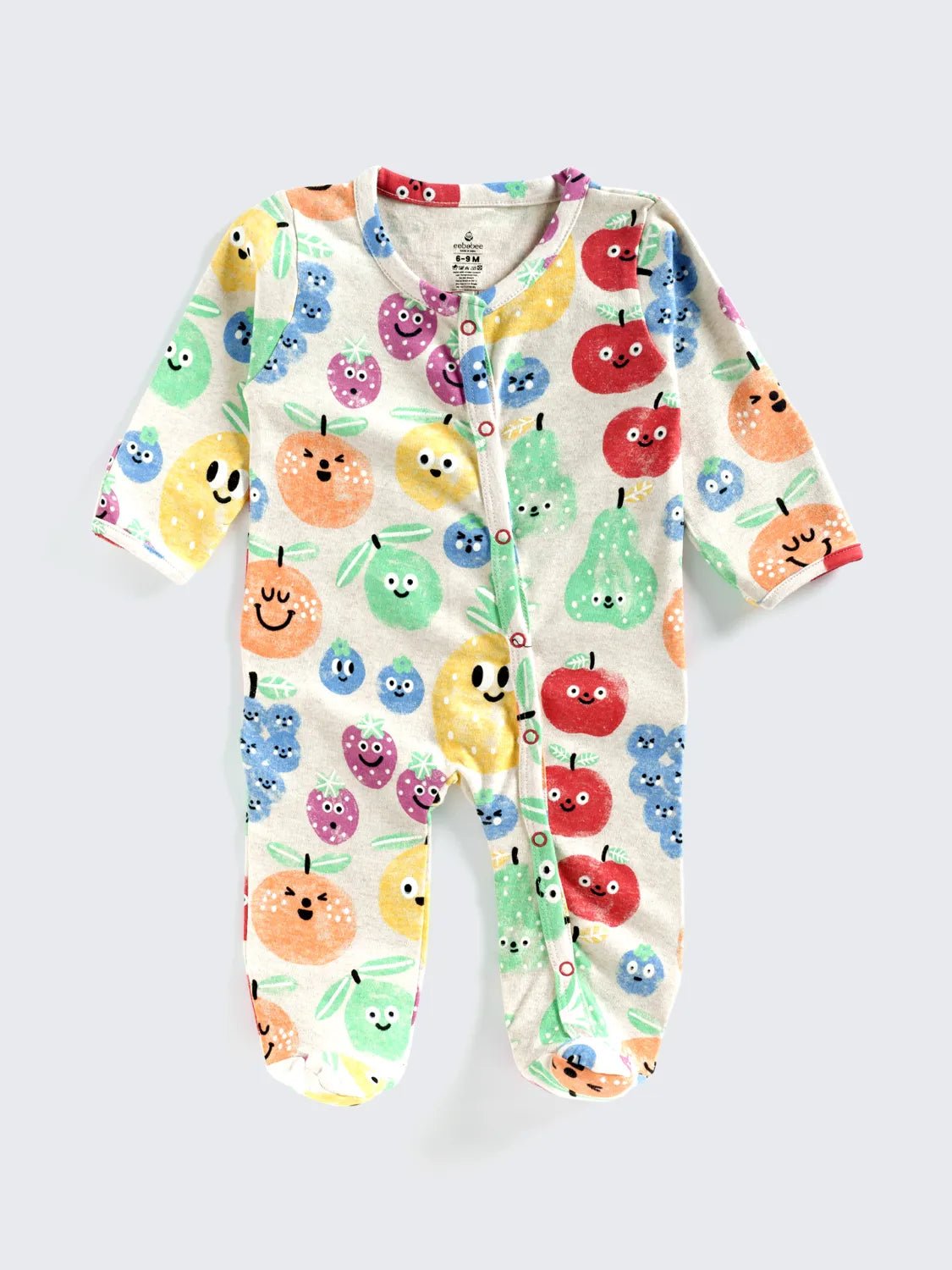 Fruity Fun Full Sleeve Footed Sleepsuit