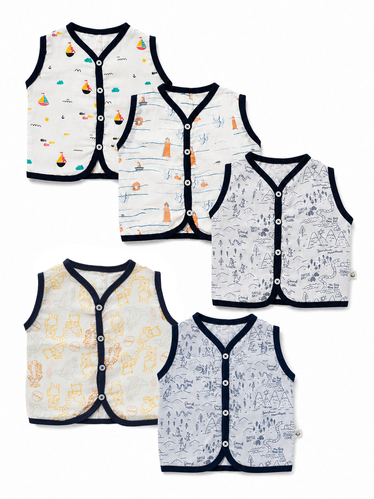 MUSLIN JABLA SL 5 PCS