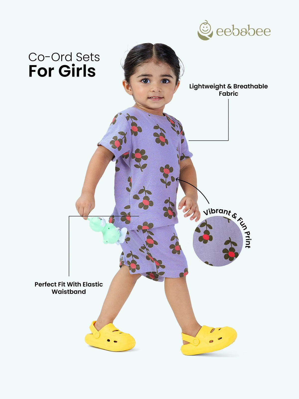 Berry Delight Summer Co-ord sets for girls