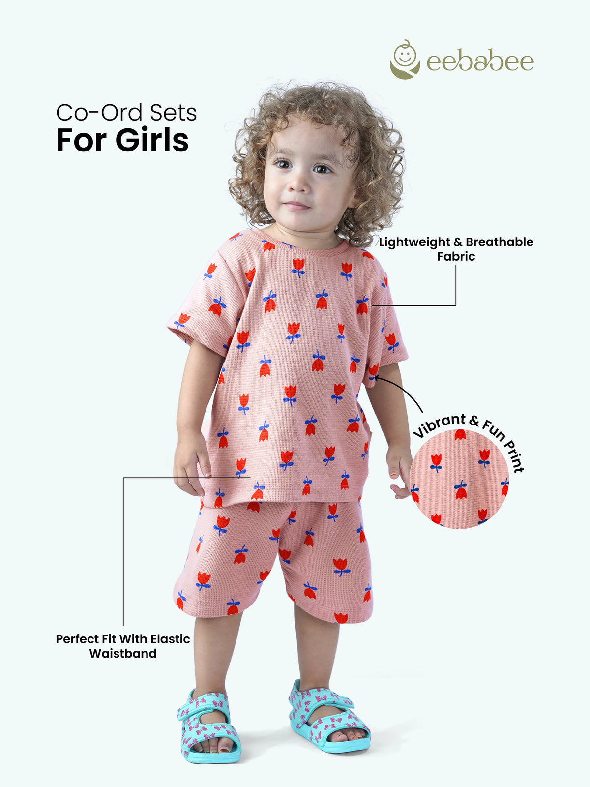 Tulip Bloom Summer Co-ord sets for girls