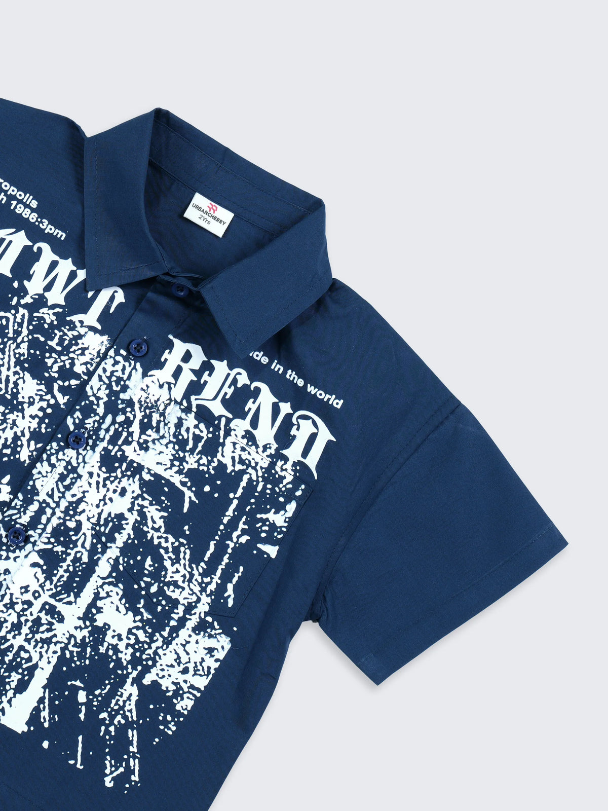 Boys Graphic Collared Shirt – NOW TREND Print