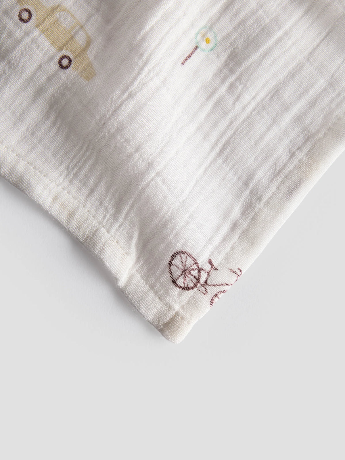 Organic Cotton Muslin Swaddle – Traffic Town Print