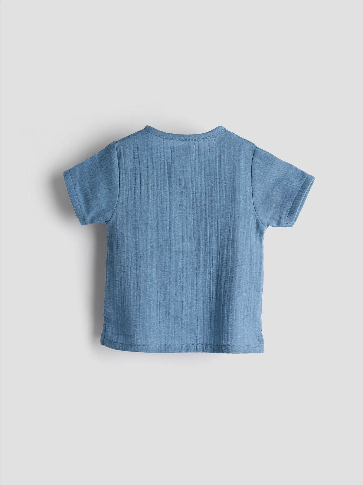 Unisex Organic Cotton Muslin Summer Set – Sky Blue