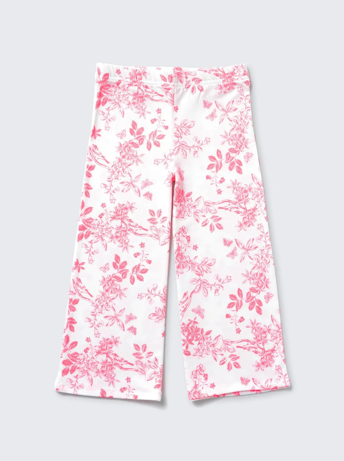 Girls Pink Floral Print Comfy Co-ord Set