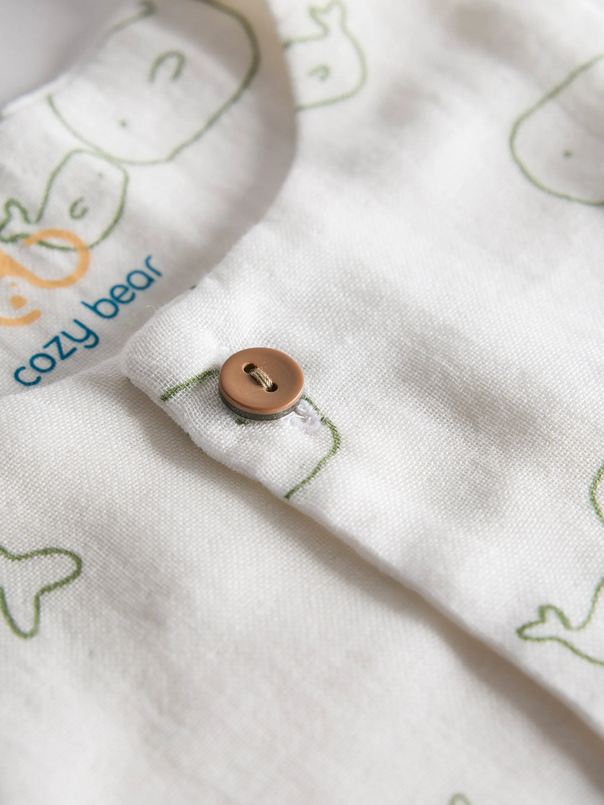 Unisex Organic Cotton Muslin Jabla Sleeveless