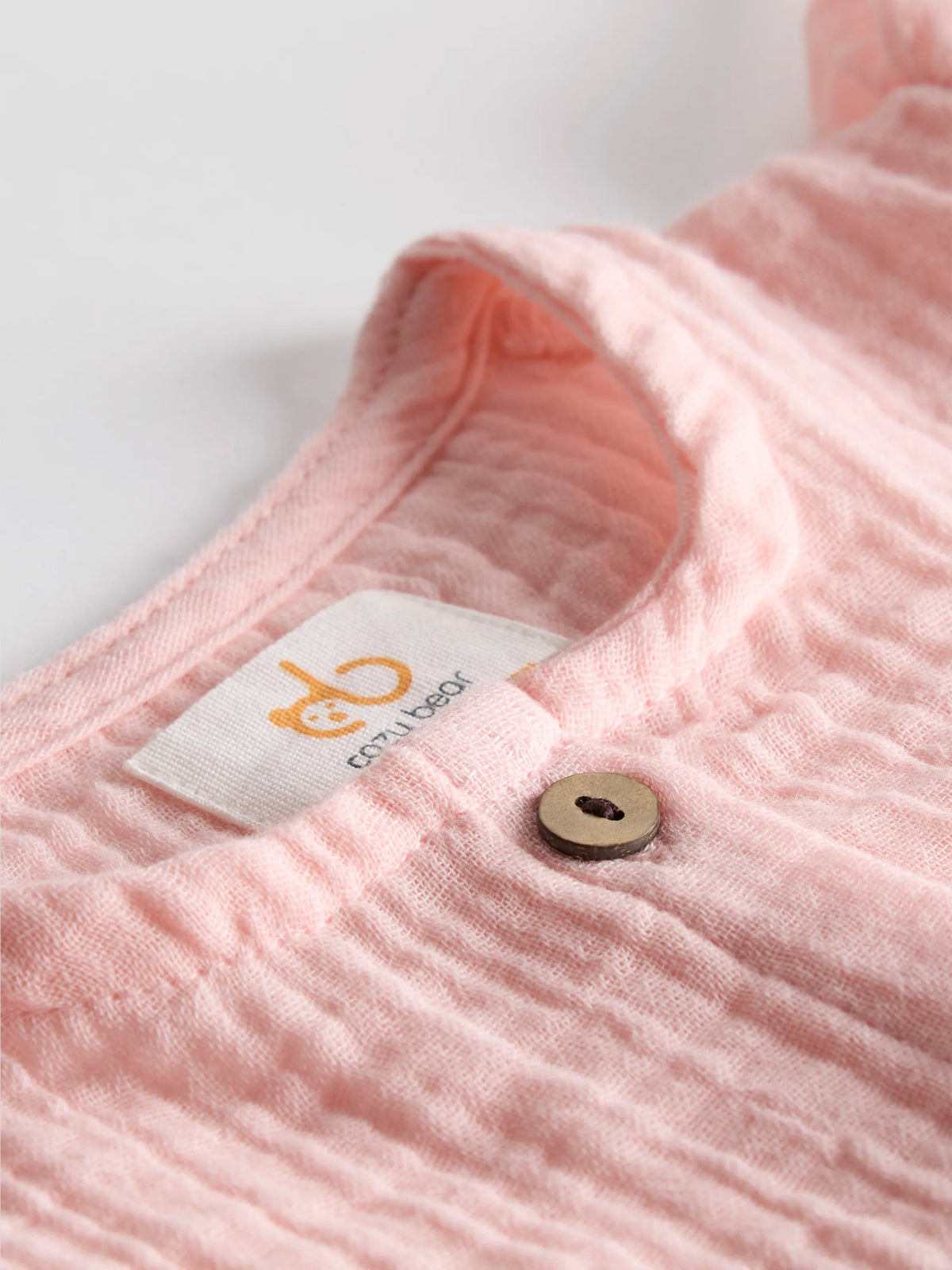 Organic Flutter Frock for Baby Girls – Soft Pink