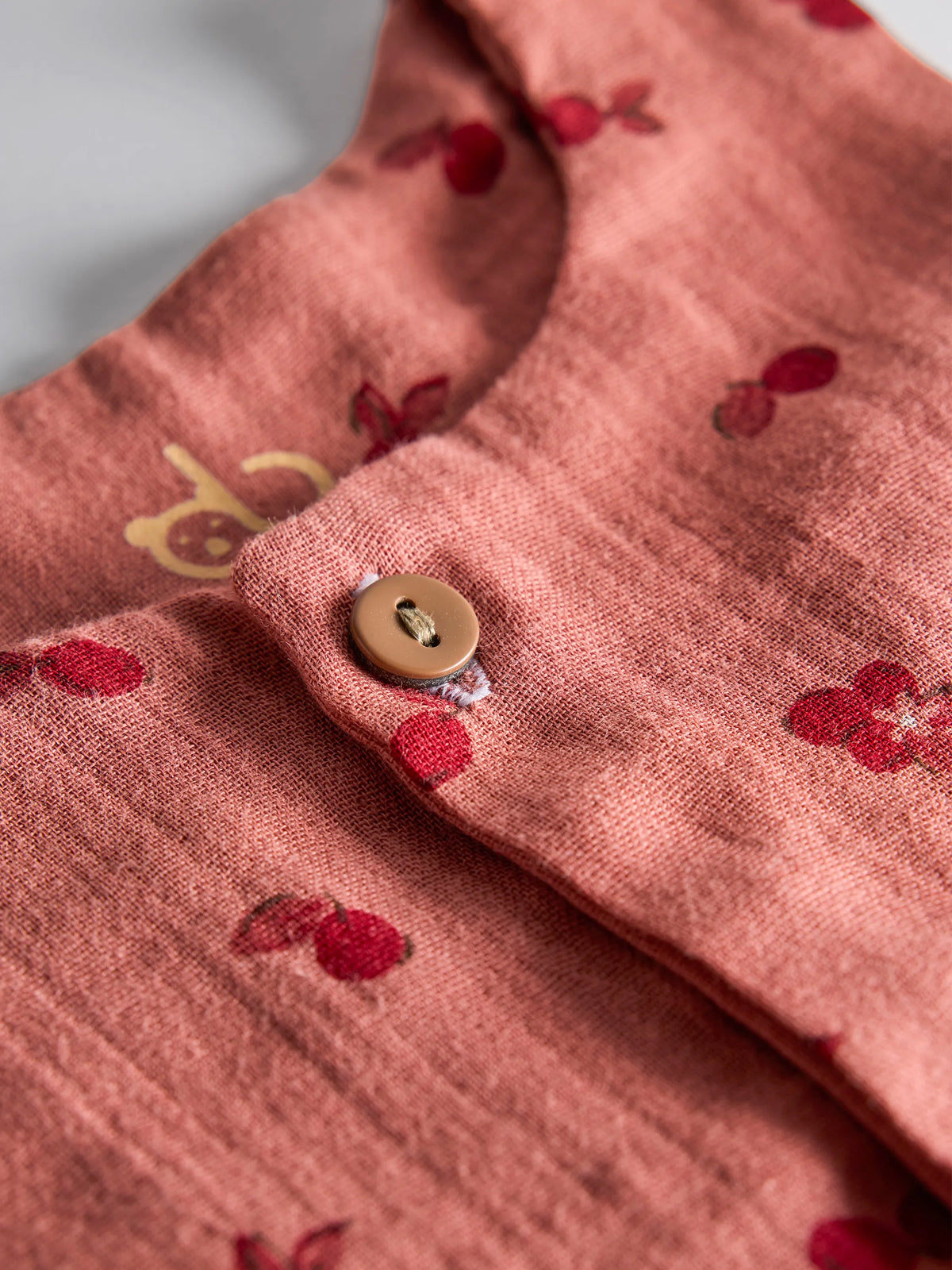 Cherry Bloom Sleeveless Organic Cotton Jabla