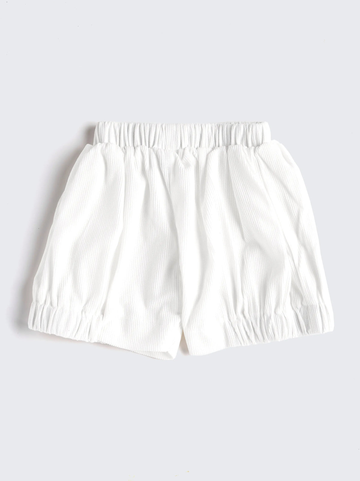 Baby Girl Modern Top & White Shorts Set