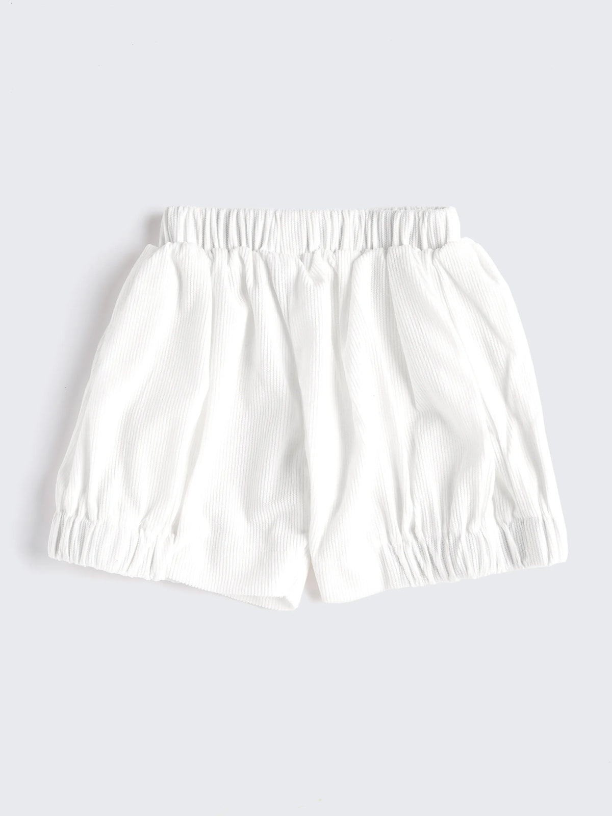 Baby Girl Modern Top & White Shorts Set