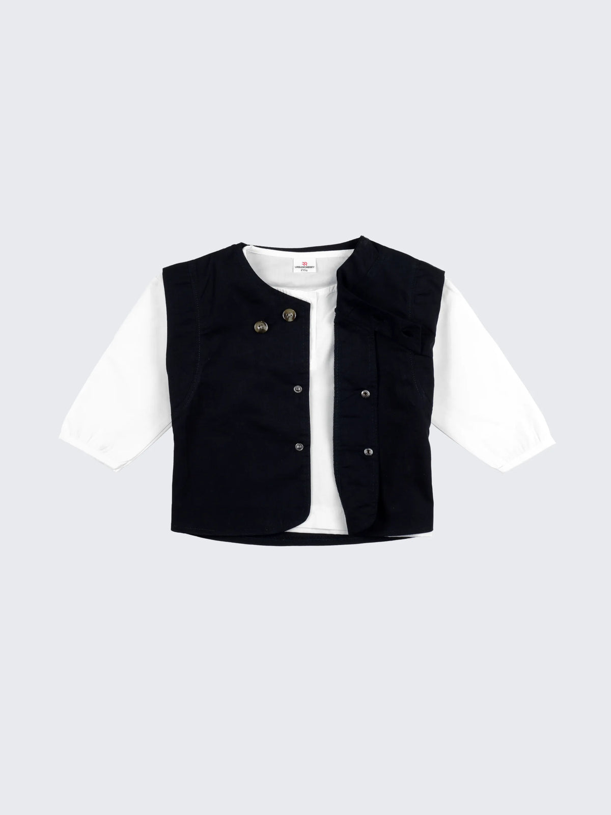 Boys Classic Kurta Style Shirt Set