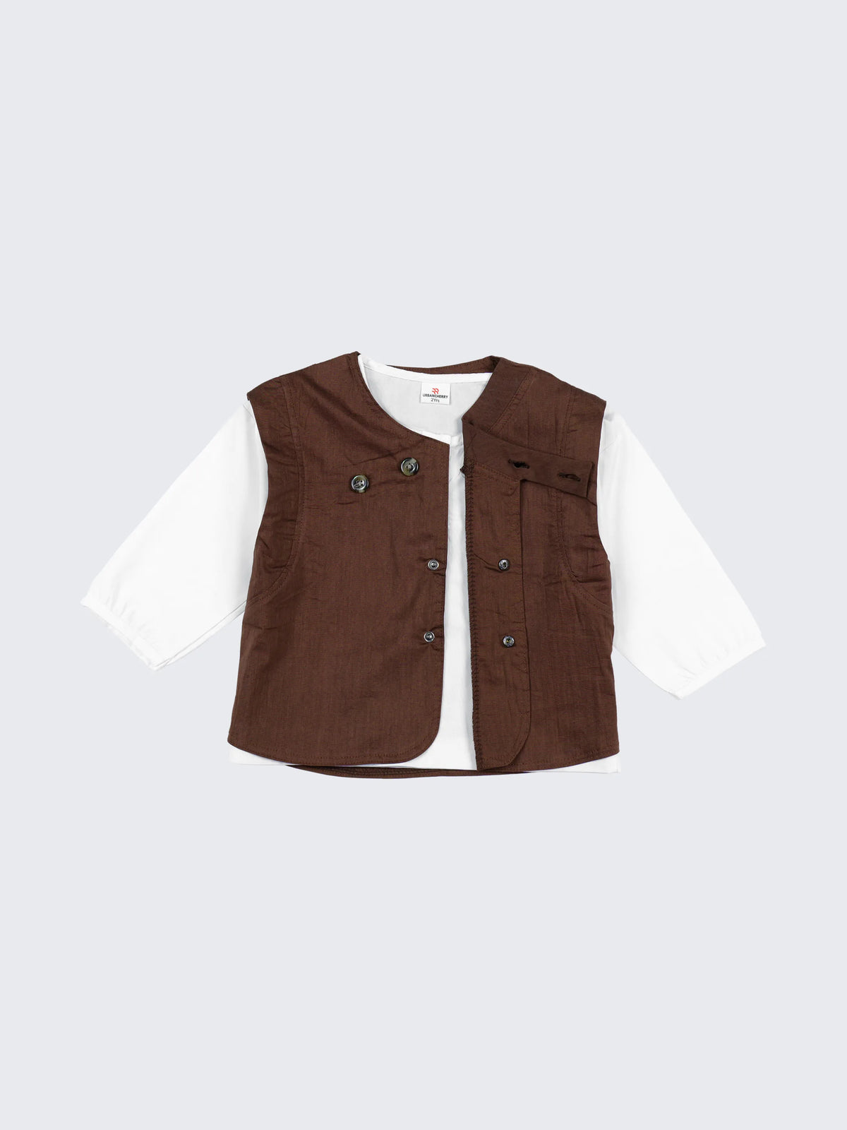 Boys Classic Kurta Style Shirt Set