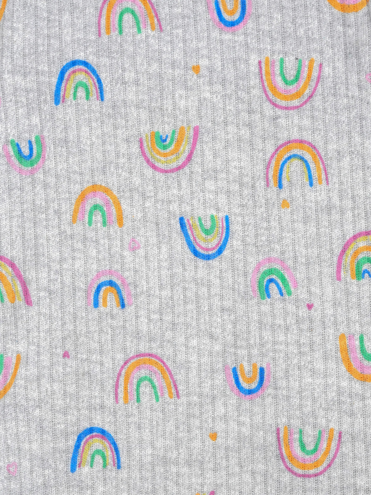 Rainbow Print Full Sleeve Zip Sleepsuit