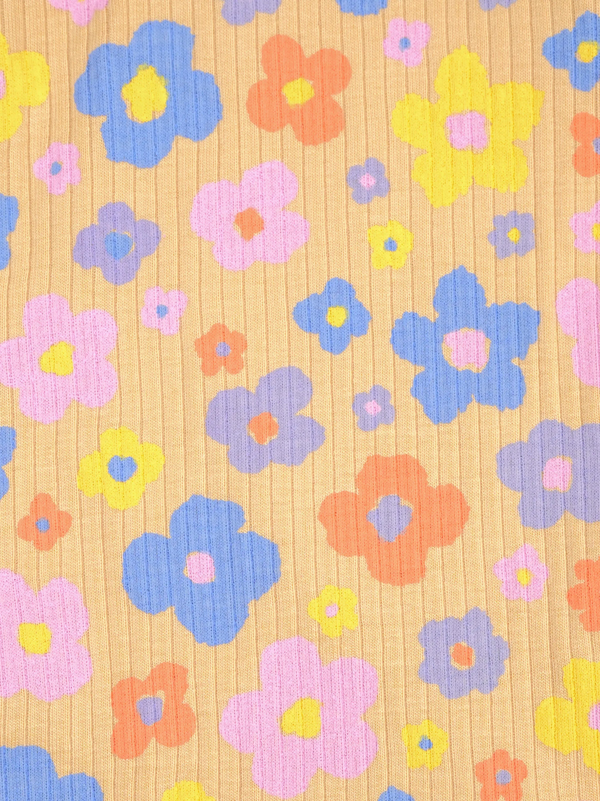 Rainbow & Floral Print Unisex Full Sleeve Baby Sleepsuit – (Pack of 2)