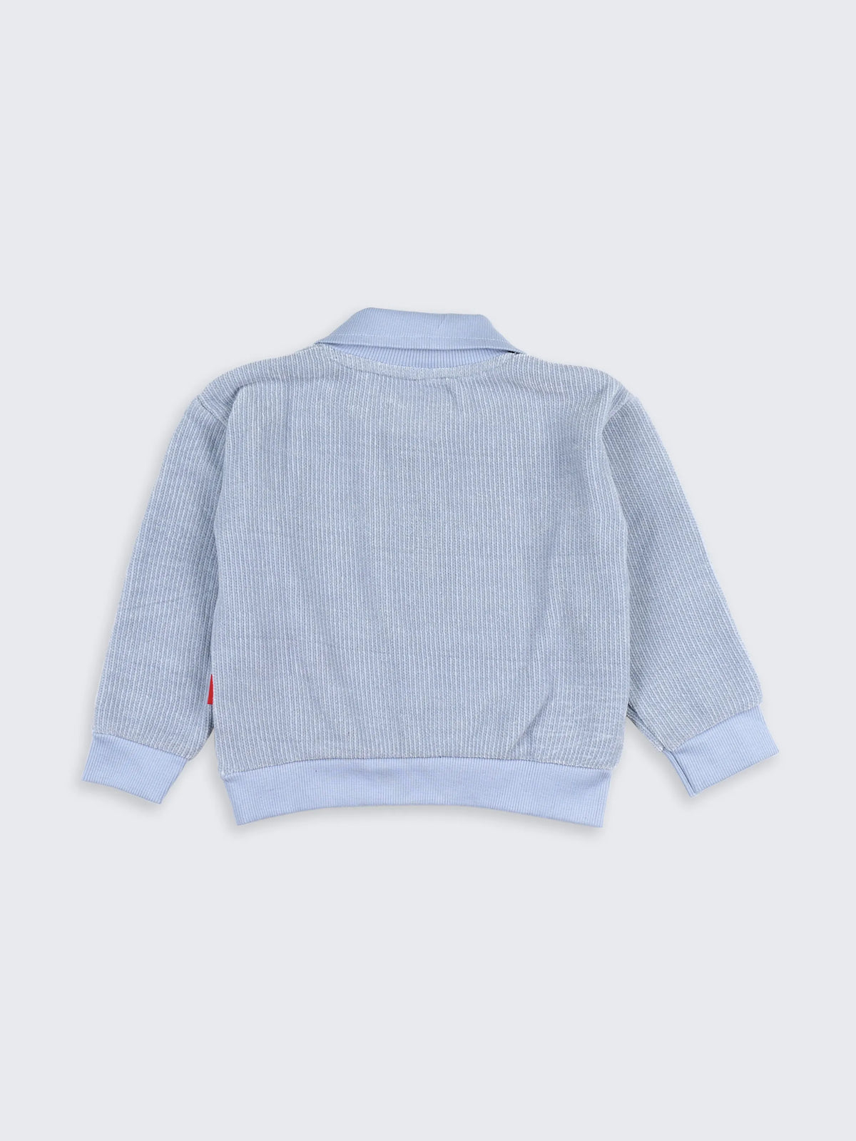 Boys Collar Zip-Up Sweatshirt