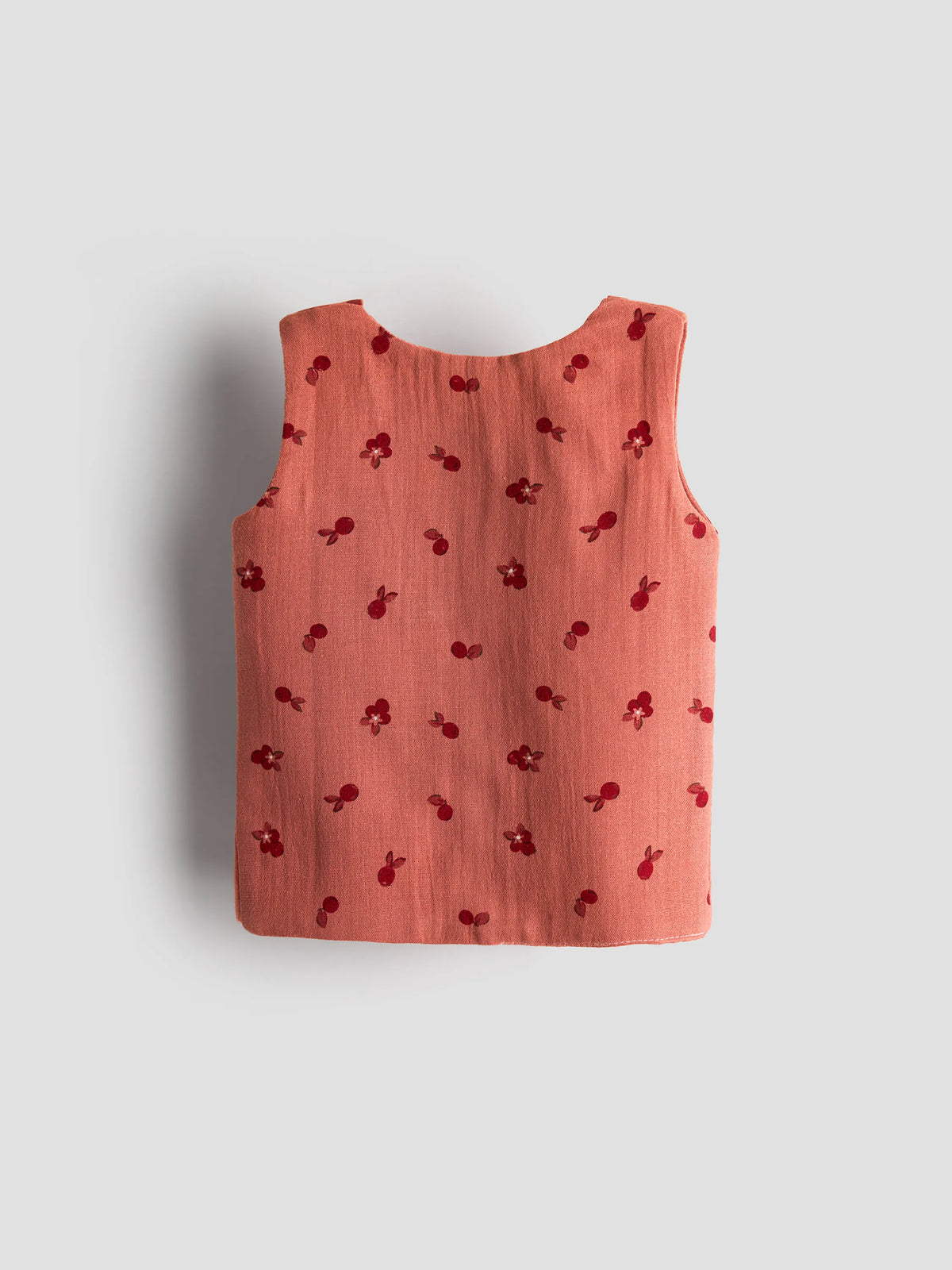 Cherry Bloom Sleeveless Organic Cotton Jabla