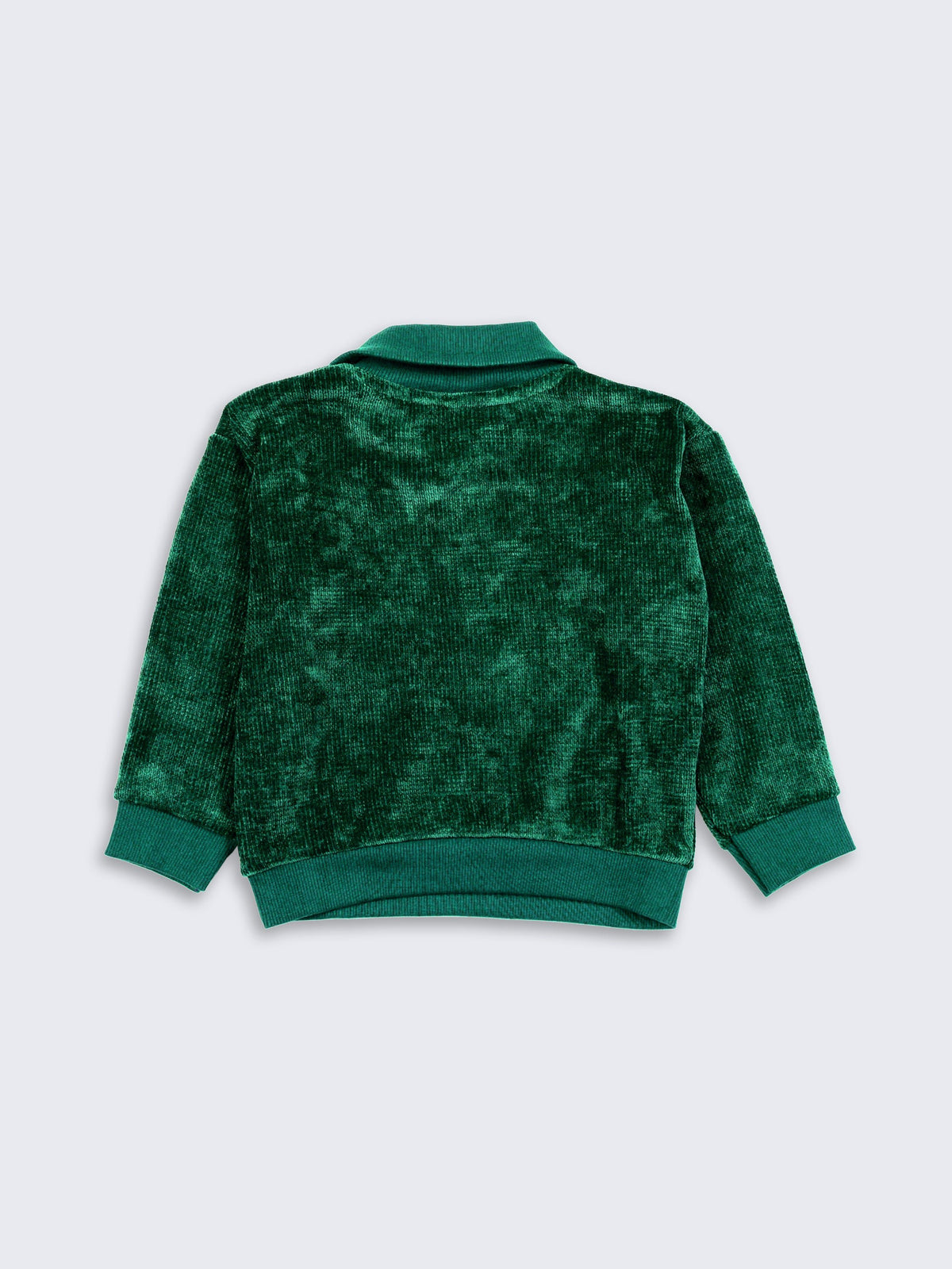 Boys Collar Zip-Up Sweatshirt