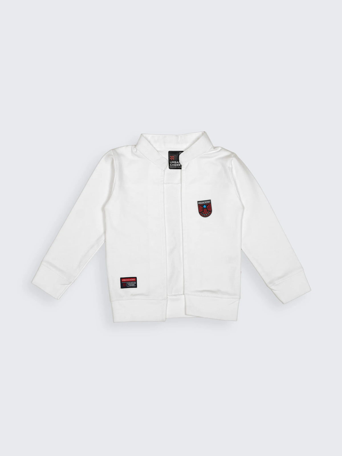 Classic Shield Jacket Set – White & Black
