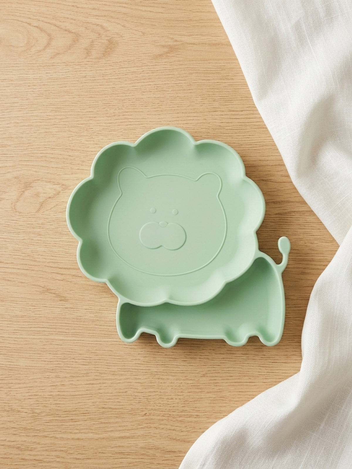Silicone Dinner Plate - BPA-Free Baby Feeding Plate