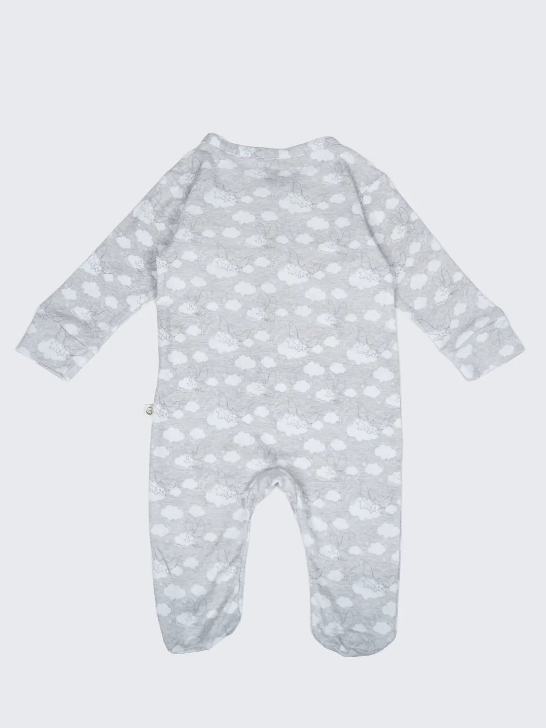 Dumbo Cloud Footed Full Sleeve Sleepsuit for Newborn Babies
