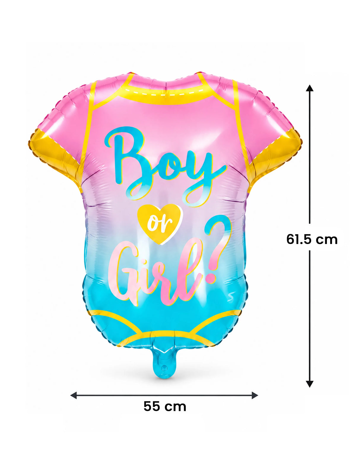 Baby Shower Foil Balloon Boy or Girl Gender Reveal Set 5-Piece