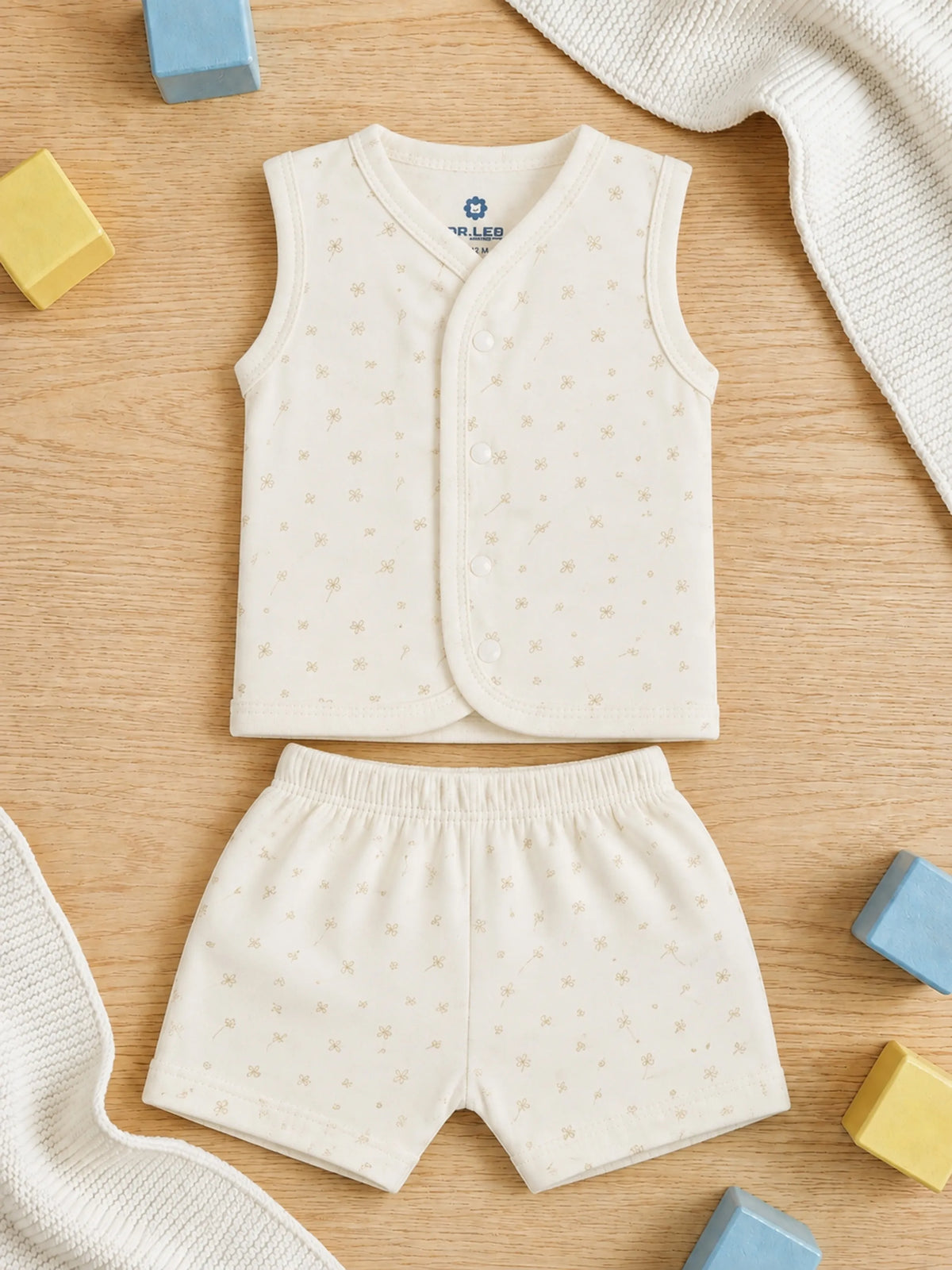 Baby Sleeveless Jabla & Shorts Set