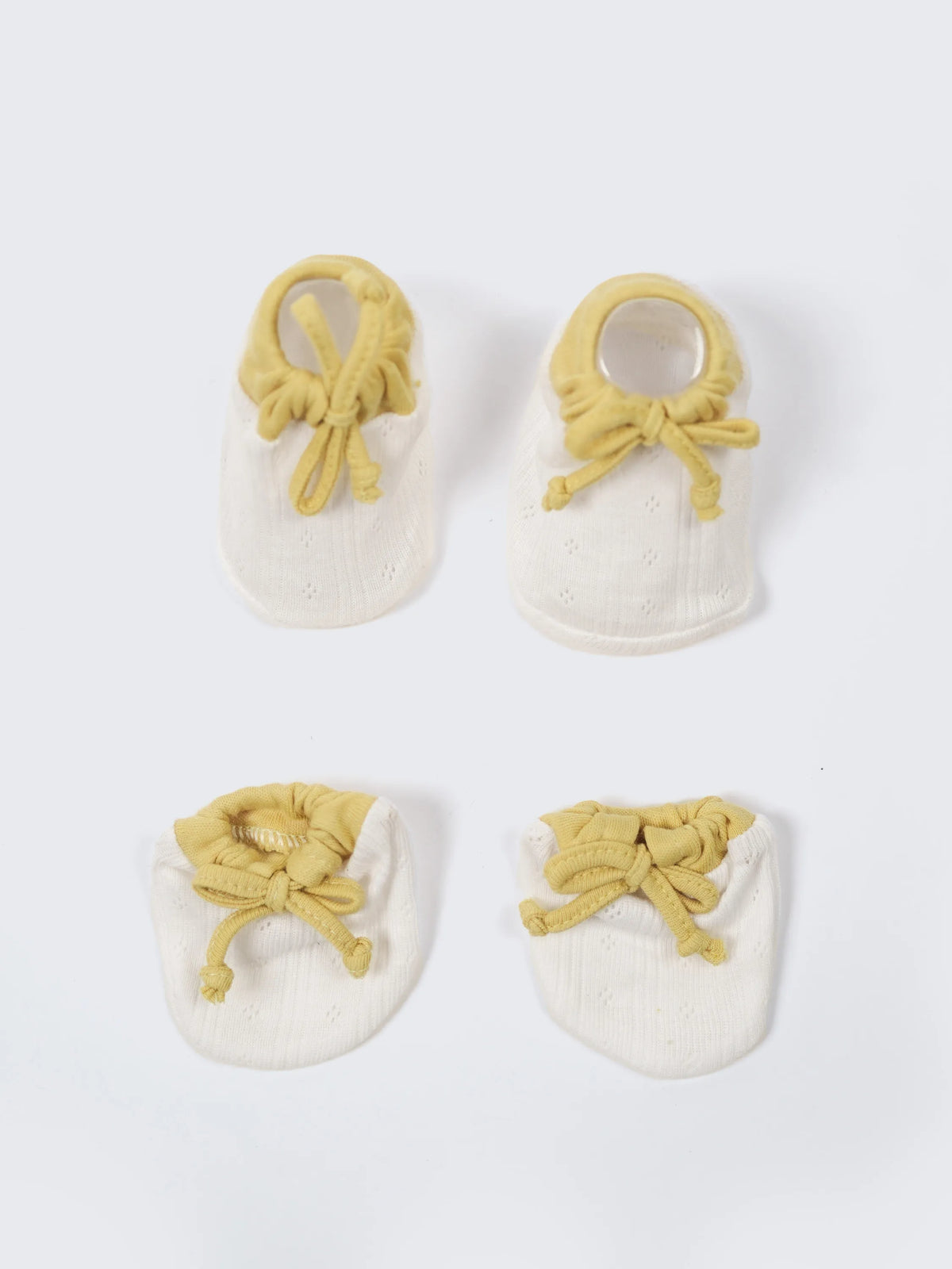 Baby Booties & Mittens 3 Pair Combo Set