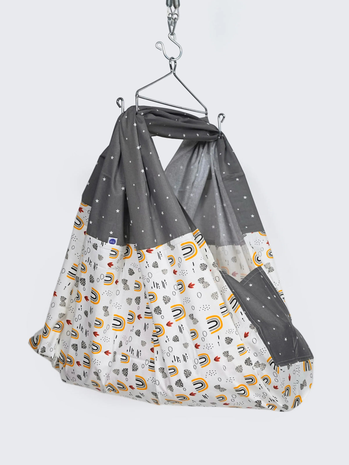 TSG Mix & Match Cotton Baby Thottil/Jhula/Cradle - Rainbow Leaf