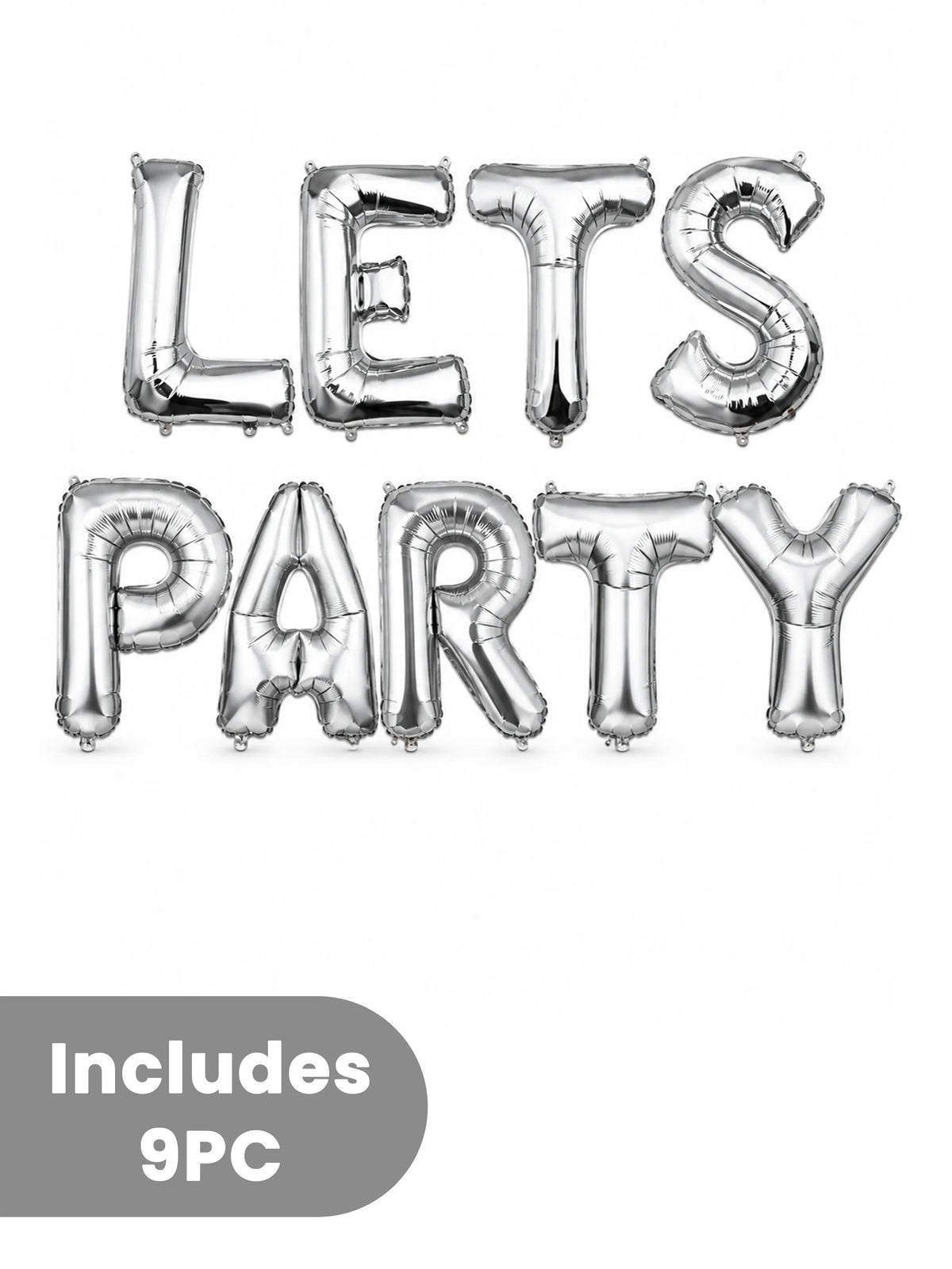 20 Piece Lets Party Foil Balloon Disco Ball Boombox Mylar Set