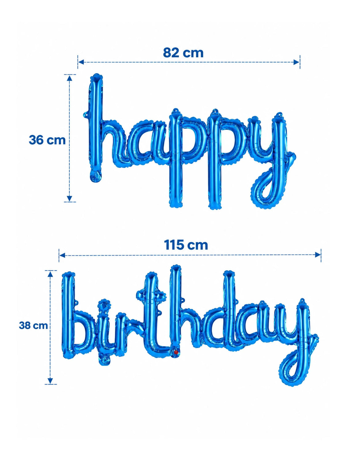"Happy Birthday" Foil Balloon Banner