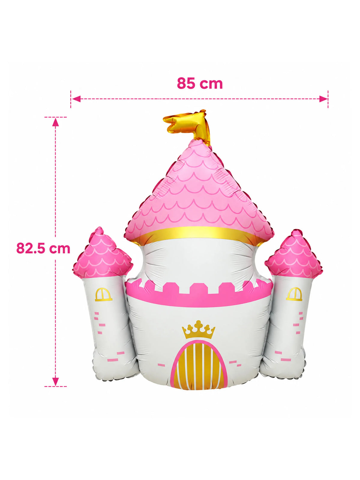 Princess Castle Foil Balloon – Pink
