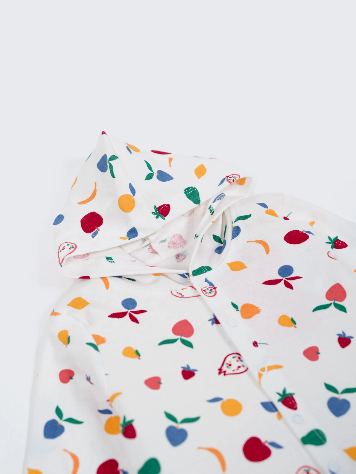 Unisex Baby Printed Hooded Sleepsuit