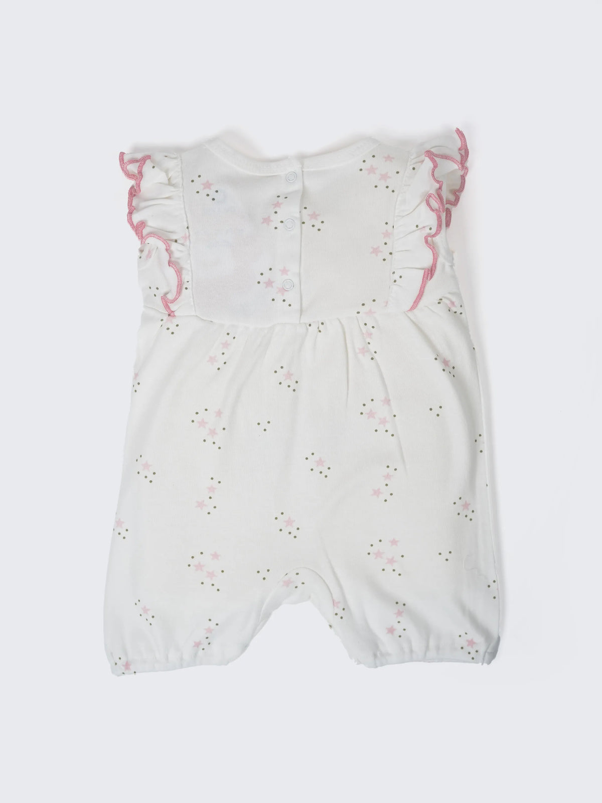 Baby Girls Star Print Ruffle Romper