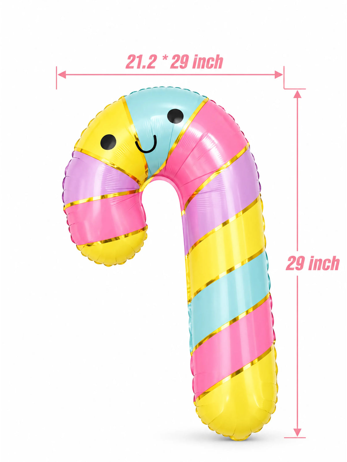 5-Piece Ice Cream & Candy Foil Balloons Set
