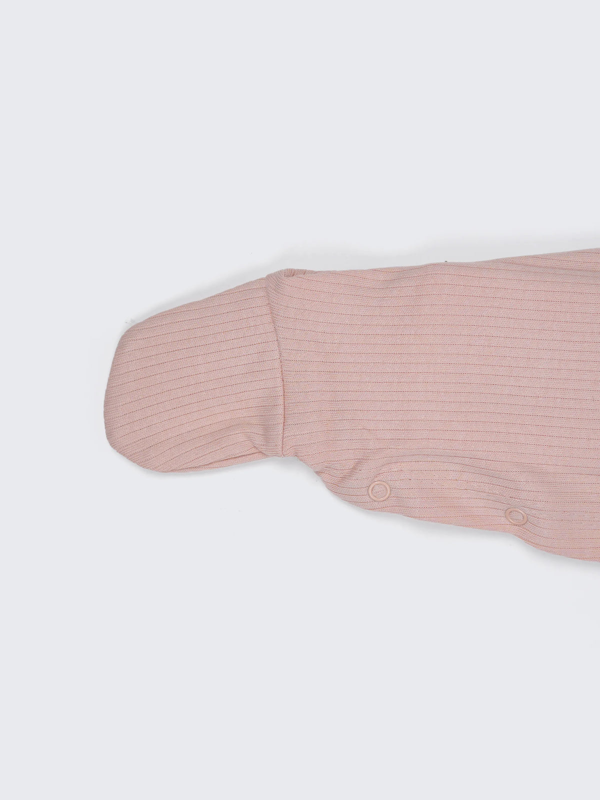 Unisex Baby Hooded Sleepsuit - Light Pink