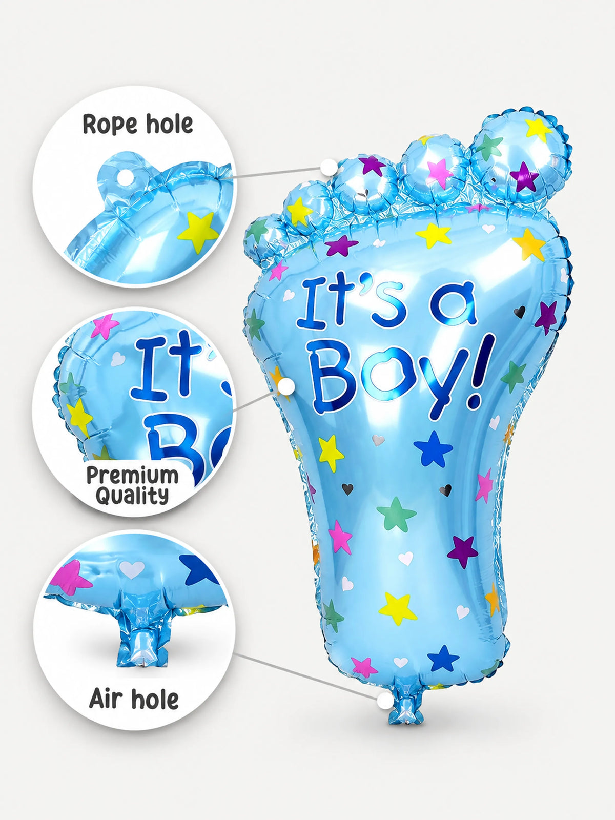 Footprint Foil Balloon - 1 Pc