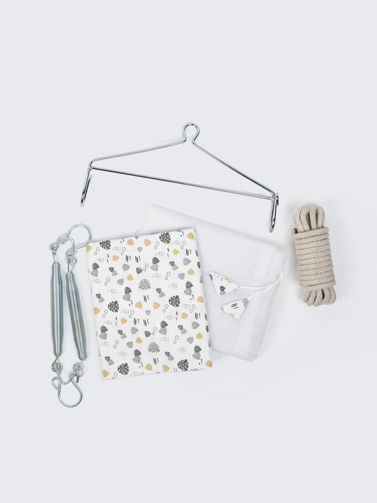 Brenza 5-in-1 Baby Cradle Combo Set - Leaf Print