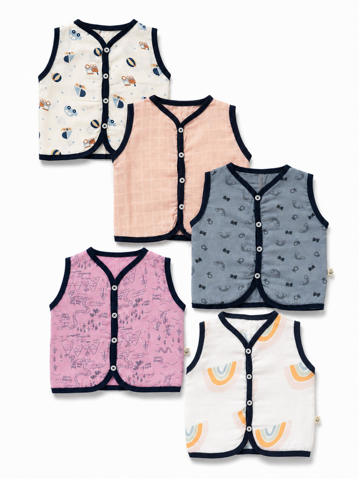 MUSLIN JABLA SL 5 PCS