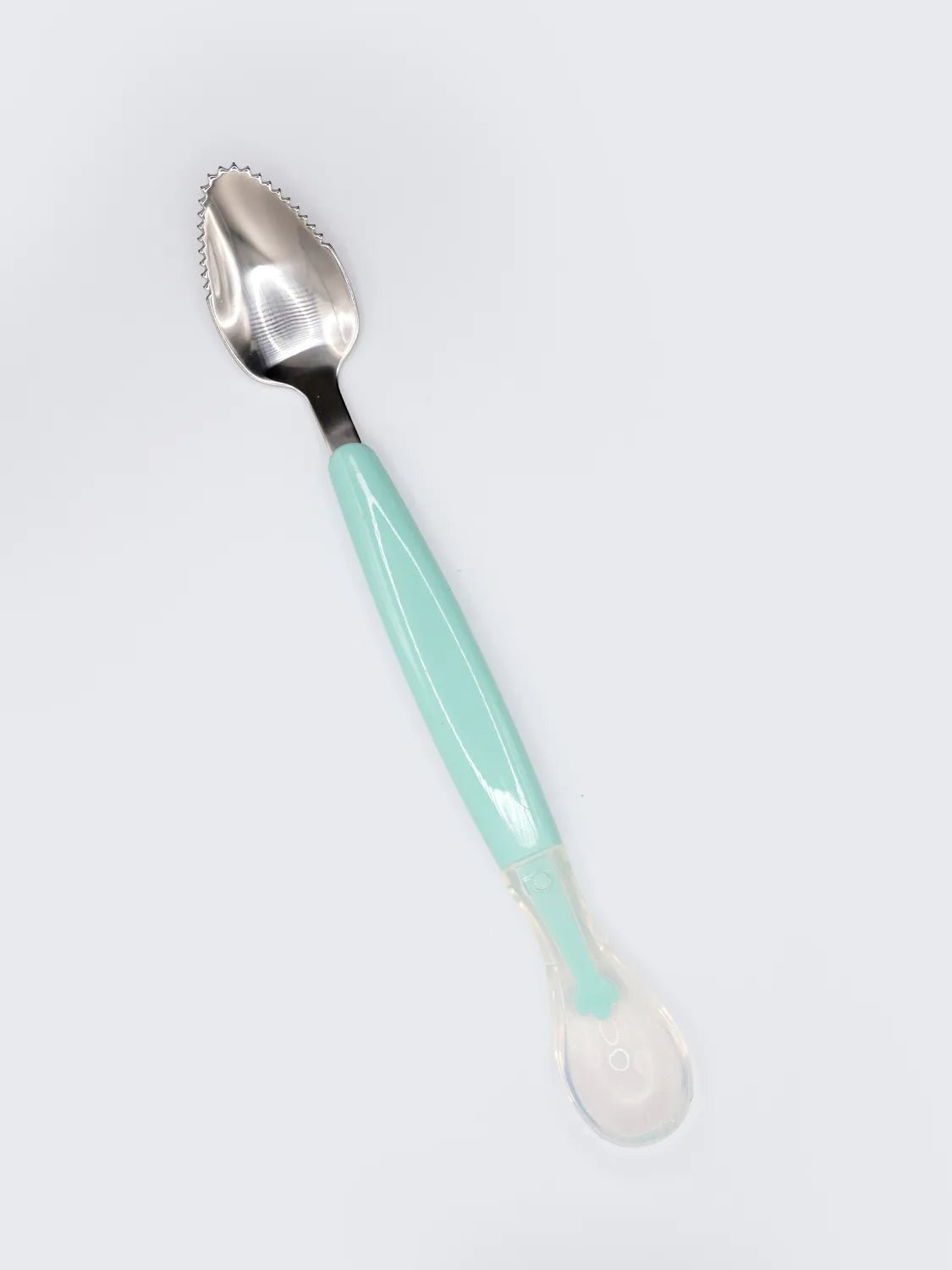 Baby Fruit Feeder Spoon with Protective Cover – Mint Green
