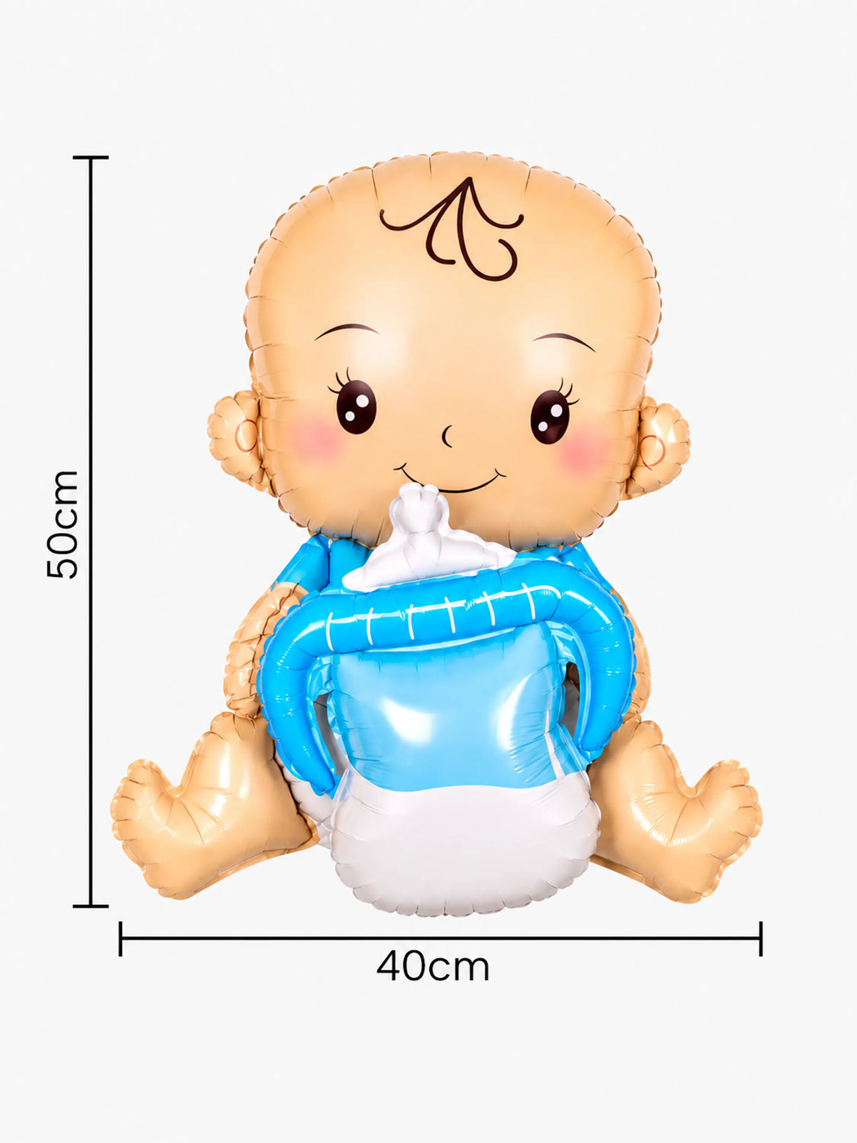Welcome Baby Boy Foil Balloon Set Blue Star Mylar Decor 5-Piece