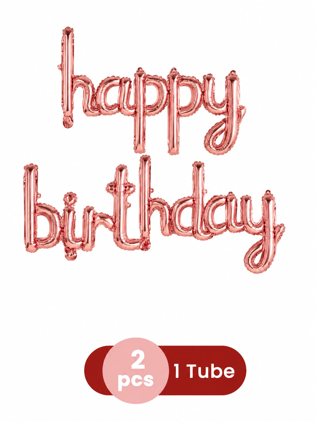 "Happy Birthday" Foil Balloon Banner