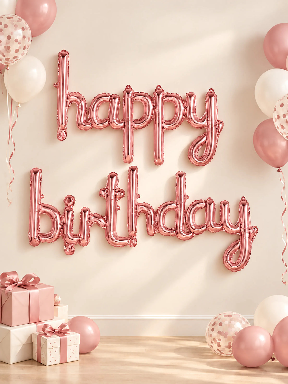 "Happy Birthday" Foil Balloon Banner