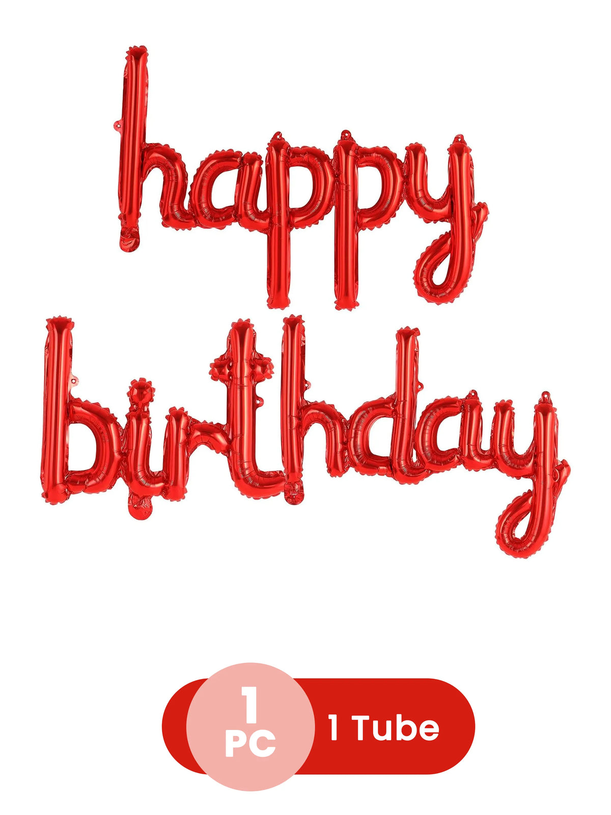 "Happy Birthday" Foil Balloon Banner